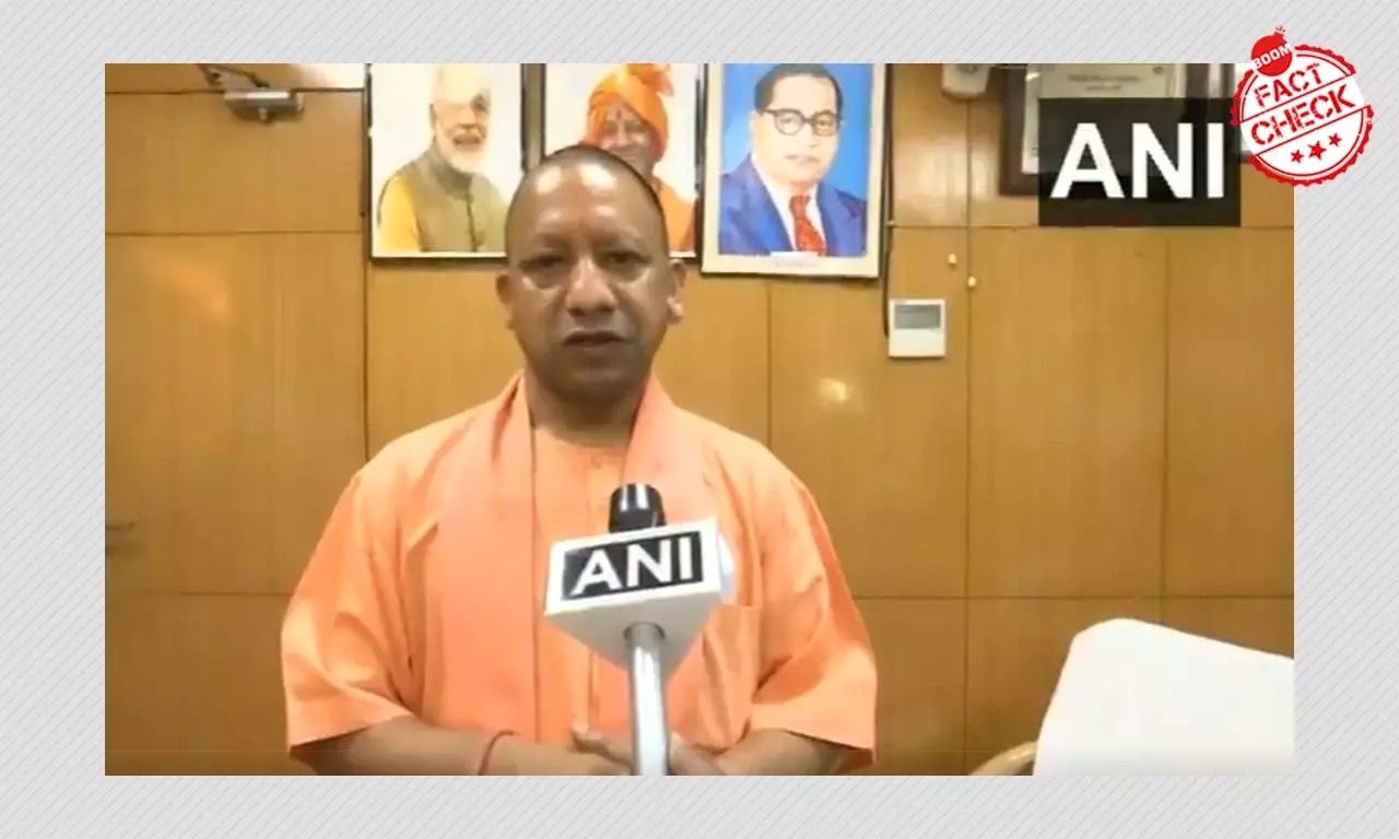 Did UP CM Yogi Adityanath Use An Abusive Word On Air? A FactCheck