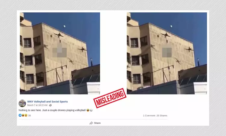 Does This Video Show Real Drones Playing Volleyball? A FactCheck