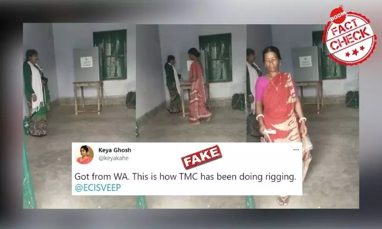 Old Video Of Vote Rigging Falsely Linked To WB Assembly Elections