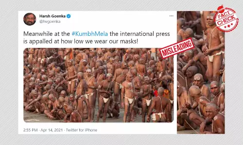 No, This Image Is Not From Ongoing Kumbh Mela 2021