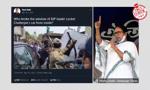 Mamata Banerjee Repeats False Claim About Locket Chatterjees Car Window