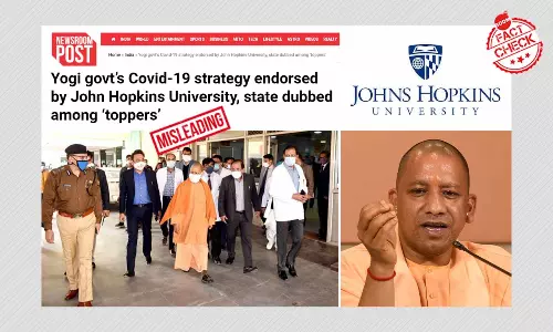 UP Tops In Managing COVID-19? News Outlets Misreport Johns Hopkins Study