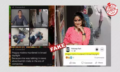 Clip Of Man Stabbing Wife To Death Revived With journalist Pragya Mishra Murder Claim