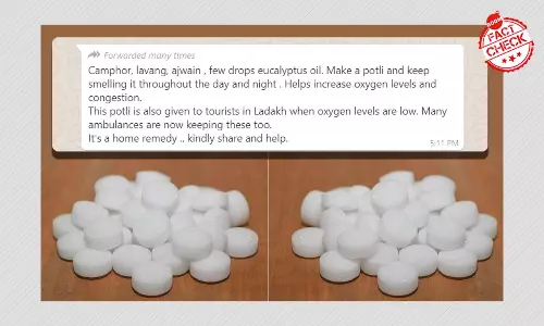 Can Inhaling Camphor And Ajwain Increase Oxygen Levels? A FactCheck
