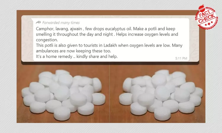Can Inhaling Camphor And Ajwain Increase Oxygen Levels? A FactCheck