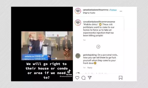 Door To Door COVID-19 Vaccination Offered In Ontario Is Voluntary