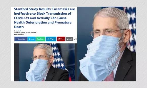 COVID-19: Stanford Has Not Published Any Study On Masks Being Ineffective