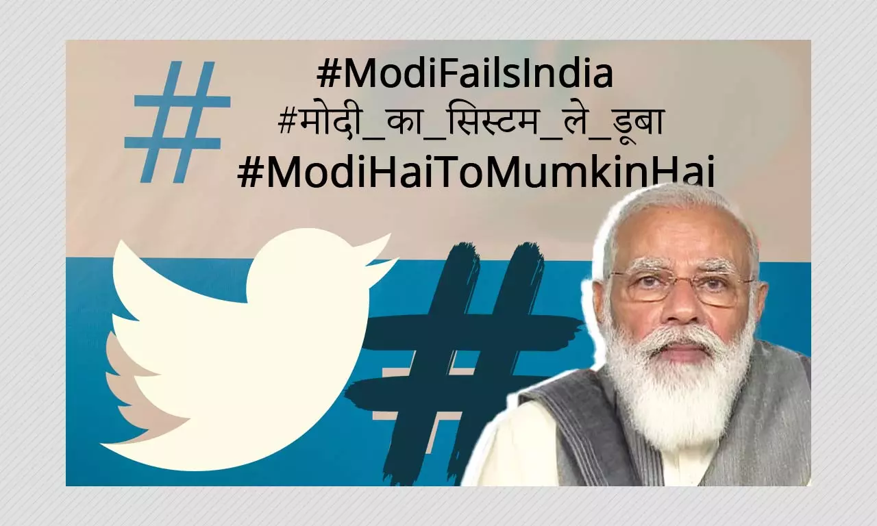 Hashtag Tracker: Pro And Anti Modi Tweets As COVID-19 Pandemic Rages