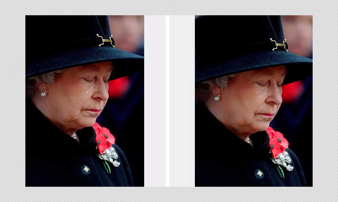 Photo Of Queen Elizabeth II Crying Is Not From Prince Philip's Funeral