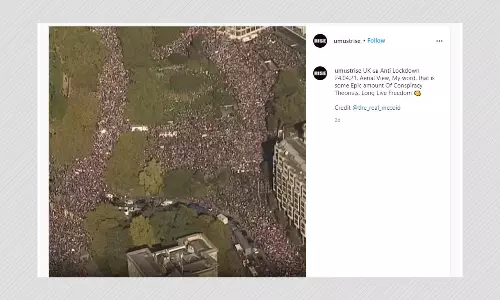 Photo Of 2018 Anti-Brexit March Shared As Anti-Lockdown Protest