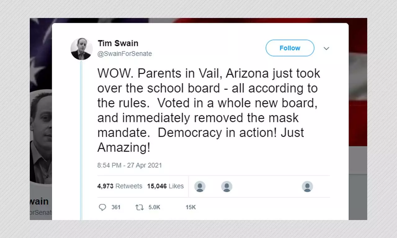 Did Parents In Arizona Remove School Board Over Face Mask Mandate?