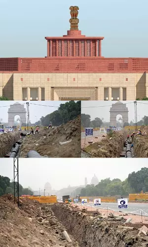 Controversial Central Vista Redevelopment Project Underway Even As Delhi Struggles With COVID-19