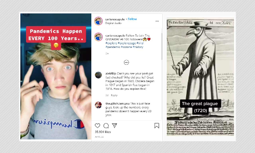Viral Video Falsely Claims Pandemics Occur Every 100 Years