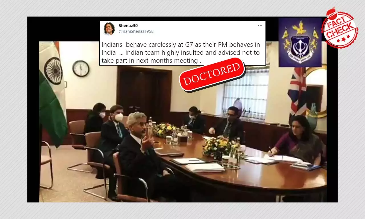Doctored Video Claims S Jaishankar Broke Quarantine During G7 Summit