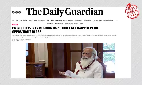 BJP Leaders Defend Modi Using The Daily Guardian, But Who Are They?