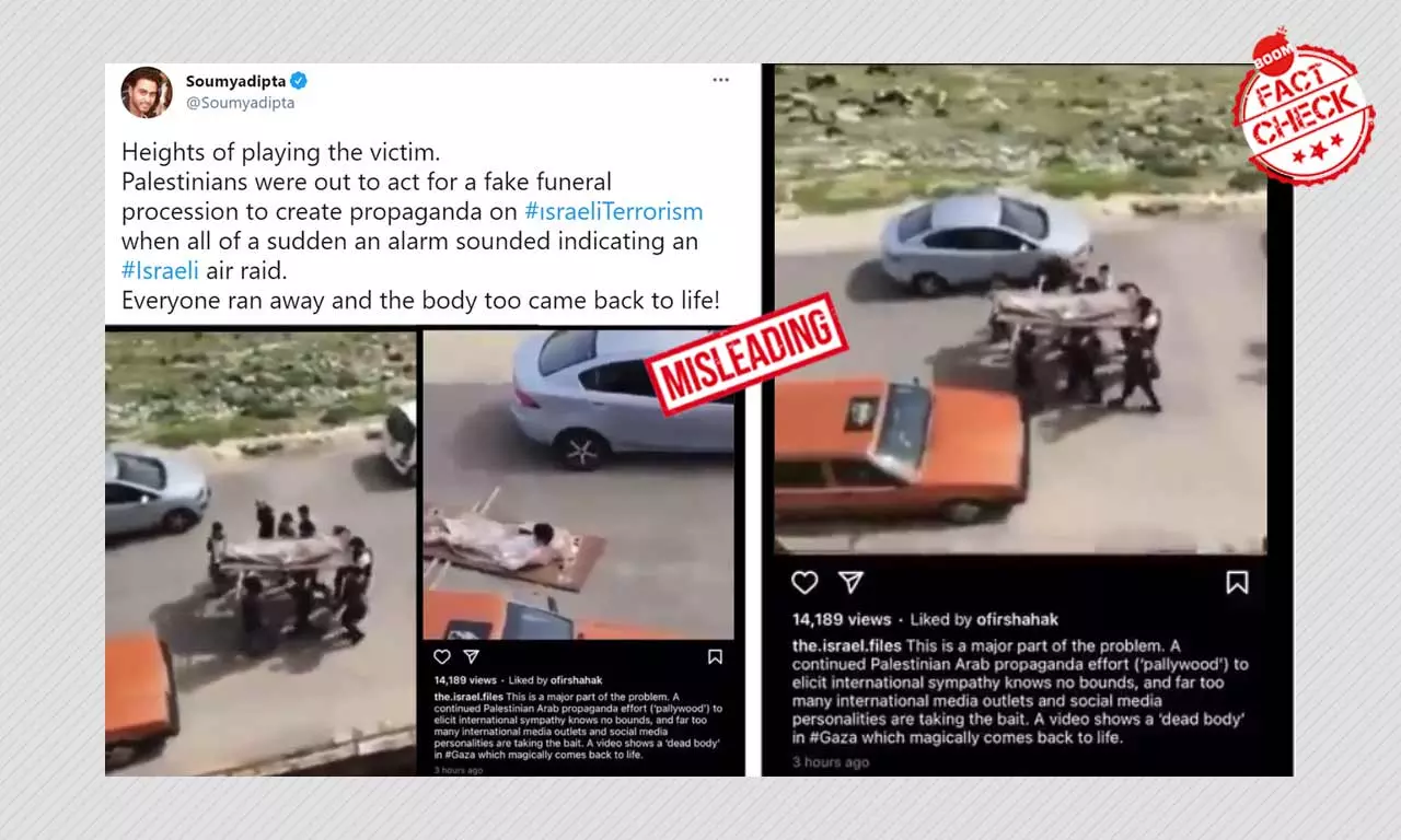 2020 Clip Of Mock Funeral Falsely Linked To Palestine-Israel Conflict