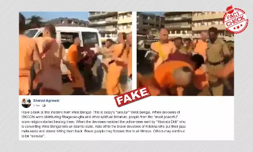 2008 Video Of Cop-Devotee Clash In Goa Falsely Linked To West Bengal