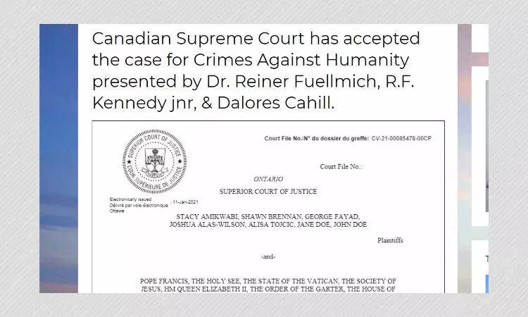Canadian Supreme Court Is Not Hearing Case About COVID-19 Crimes