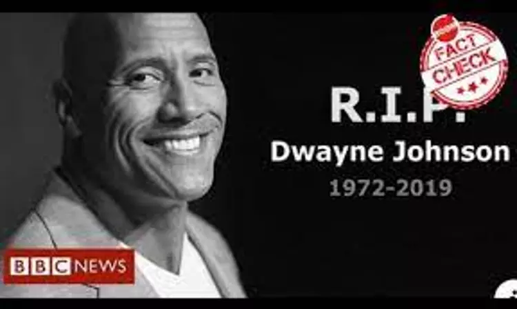 Death Hoax About Dwayne Johnson; Fake Link Directs To Spam Website