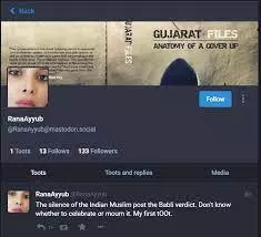 Rana Ayub Fake profile
