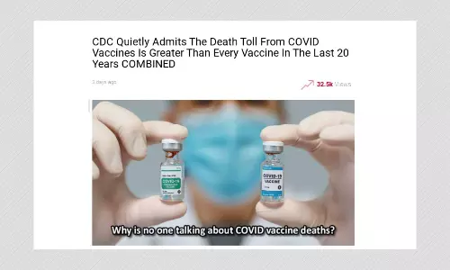 Posts Falsely Claim COVID-19 Vaccines Have Killed More People Than Other Vaccines