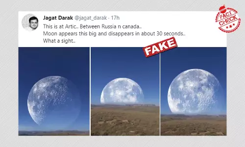 This Supermoon Video Of The Moon Eclipsing The Sun Is Digitally Created