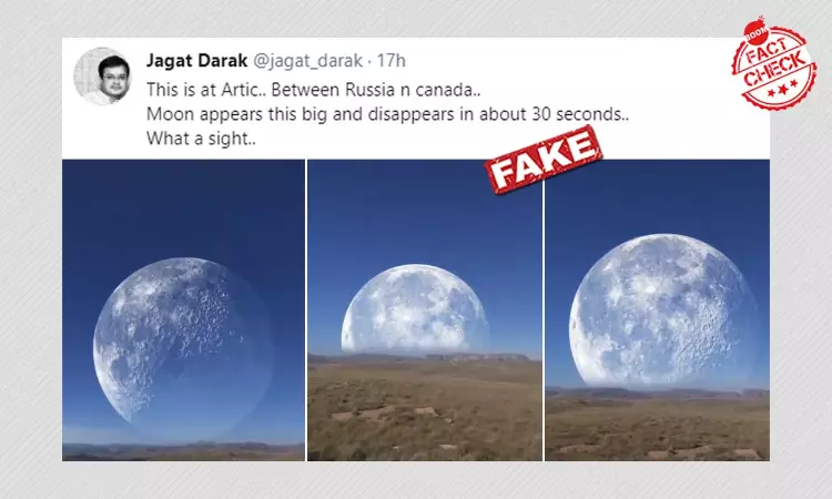 This Supermoon Video Of The Moon Eclipsing The Sun Is Digitally Created