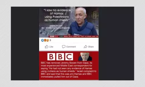 No, BBC Did Not Remove Reporter Jeremy Bowen Due To Israeli Pressure