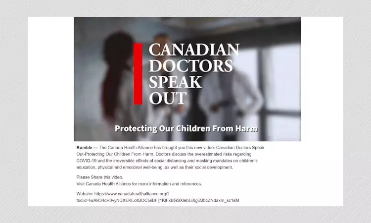 Doctors Make Misleading COVID-19 Claims In New Liberty Coalition Video