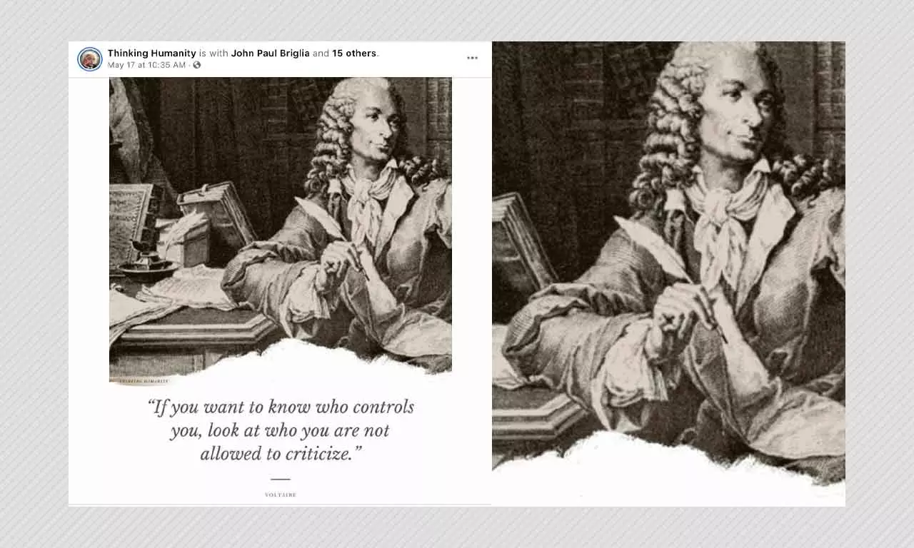 Neo-Nazis Quote About Censorship Falsely Attributed To Voltaire