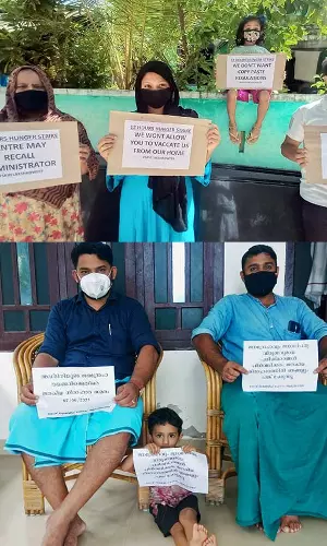 In Lakshwadeep, How Protestors Stayed Underwater To Demand Administrator’s Resignation