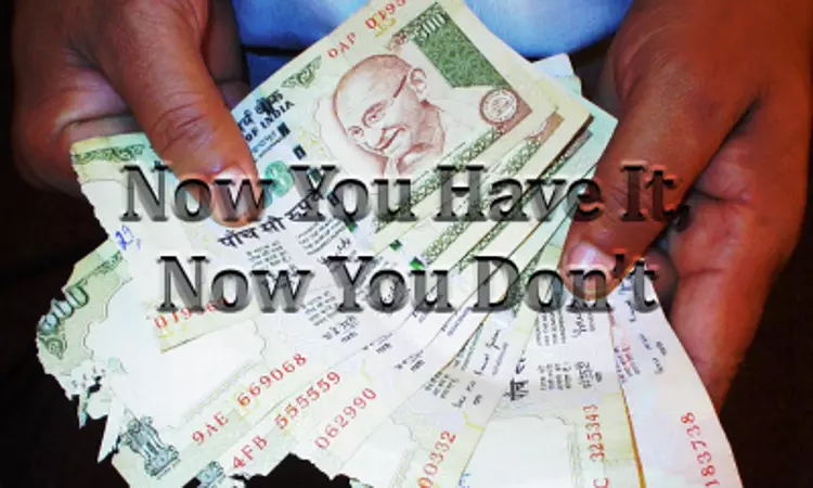 Money: Now You Have It, Now You Dont