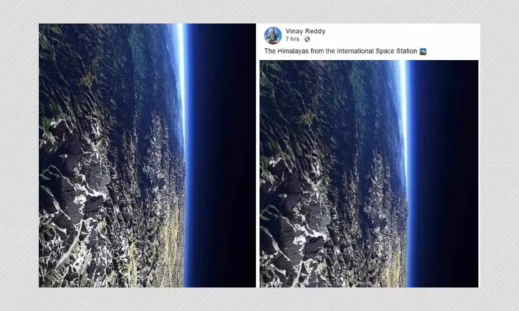 This Is Not A Photo Of The Himalayas Taken From Space