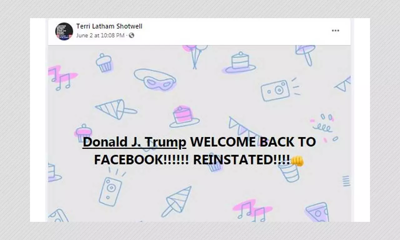Donald Trump Is Still Banned From Facebook And Instagram