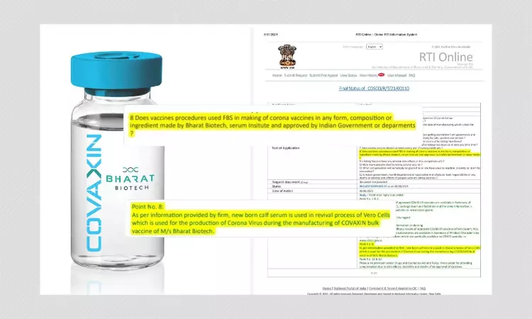 Health Ministry, Bharat Biotech Deny  Covaxin Has New Born Calf Serum