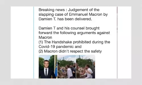 Was Emmanuel Macron Slapped For Breaking COVID-19 Protocols? A FactCheck