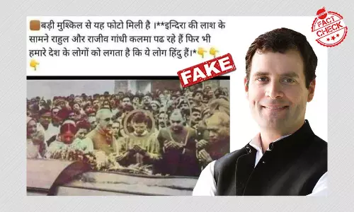 No, This Photo Is Not From Indira Gandhis Funeral