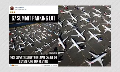 Picture Of Grounded 737 MAX Planes Shared As G7 leaders Private Jets