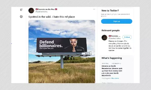 Defend Billionaires Billboard Featuring Elon Musk Is Not Real