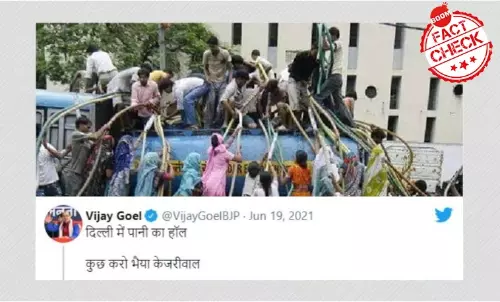 Former BJP Minister Vijay Goel Revives 2009 Photo Of Delhi Water Crisis