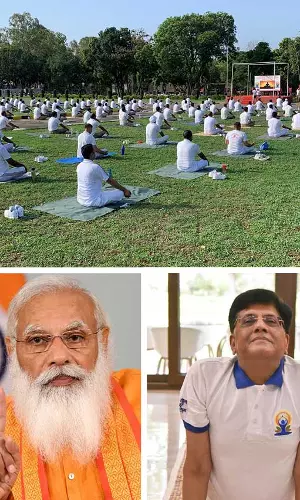 Prime Minister Narendra Modi Leads International Yoga Day Celebrations