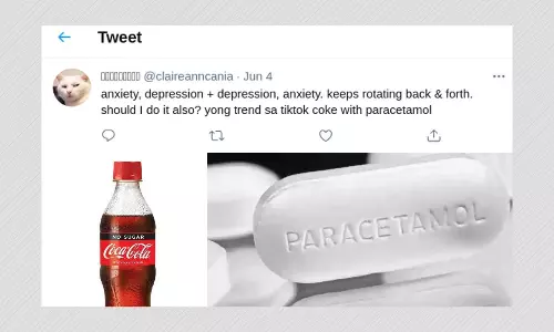 Drinking Coke Mixed With Paracetamol Does Not Cure Depression Or Anxiety