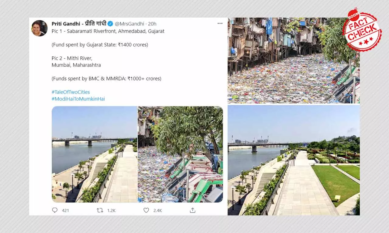 Pic Of Plastic-Choked River From Philippines Viral As Mumbais Mithi River