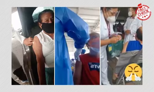 Foreign Videos Of Empty Covid-19 Vaccine Shots Administered Viral In India