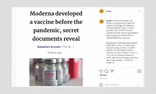 No, Moderna Did Not Develop A COVID-19 Vaccine Before The Pandemic