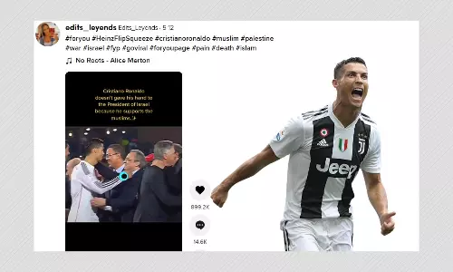 Old Video Falsely Shared As Cristiano Ronaldo Snubbing Israeli President