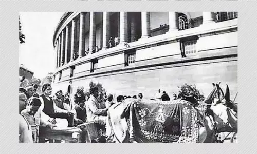 Clip Of Vajpayees 1973 Bullock Cart Protest Viral Amidst Rising Fuel Prices