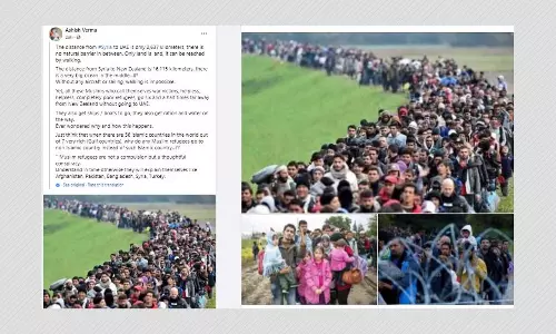 Unrelated Photos Shared To Claim Syrian Refugees Reaching New Zealand