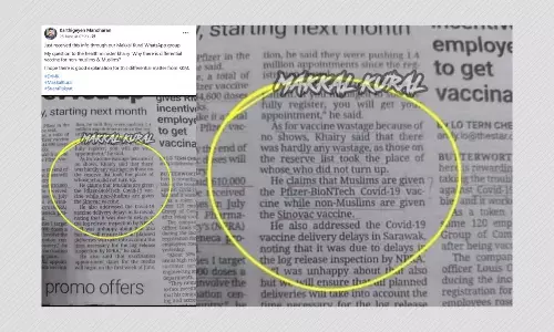 Muslims And Non-Muslims Were Not Given Different COVID-19 Vaccine In Malaysia