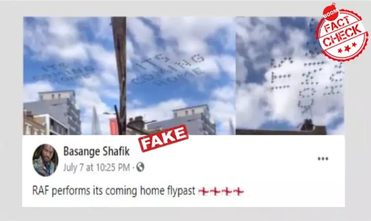 Euro 2020: Video Of Flypast By British Airforce Is Edited